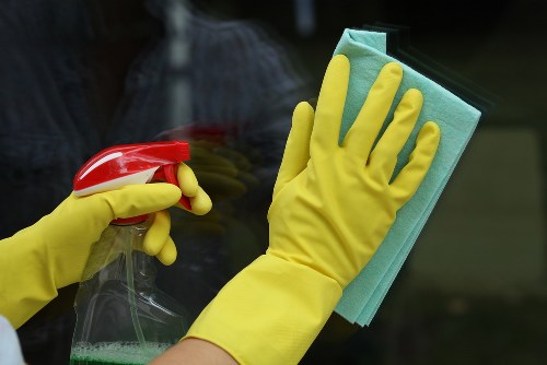 Professional upholstery cleaning in a Leamouth living room