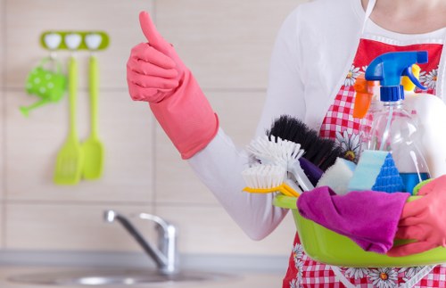Tailored carpet cleaning service for a business interior