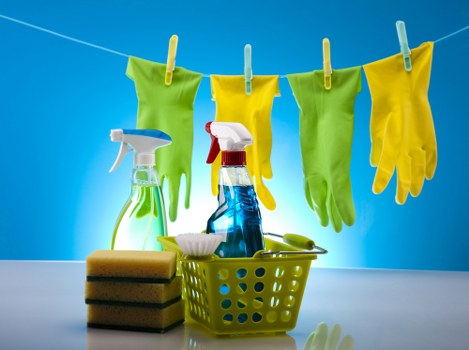 Local carpet cleaners preparing reusable materials for charity partnerships